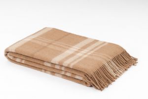 Плед-одеяло "БАРХАН-03" из 100% верблюжьей пуховой шерсти  (1,5 спальный) ― ButikLand