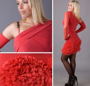 Платье Vitotorelli Эйфория красный ― ButikLand