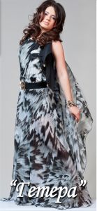 Платье Vitotorelli Гетера серо-черный ― ButikLand
